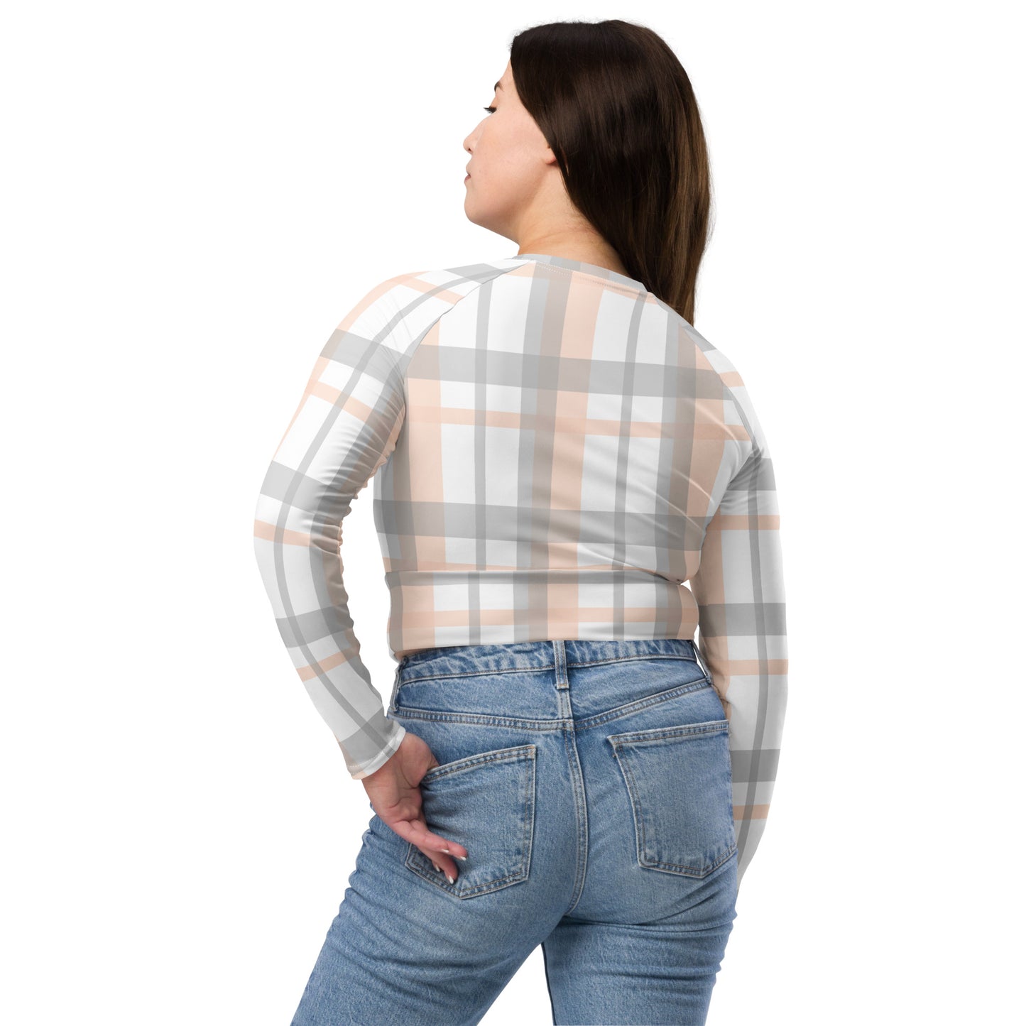City Chic Long Sleeve Crop Top
