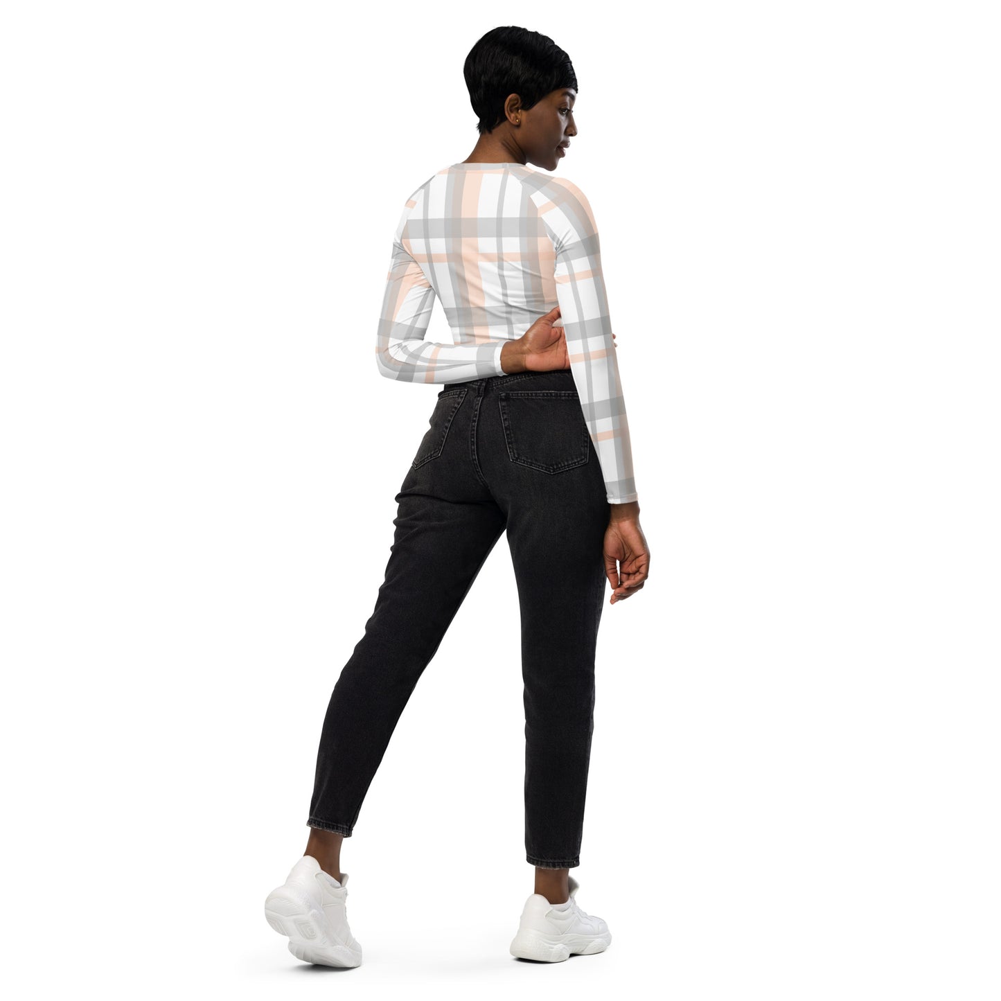 City Chic Long Sleeve Crop Top